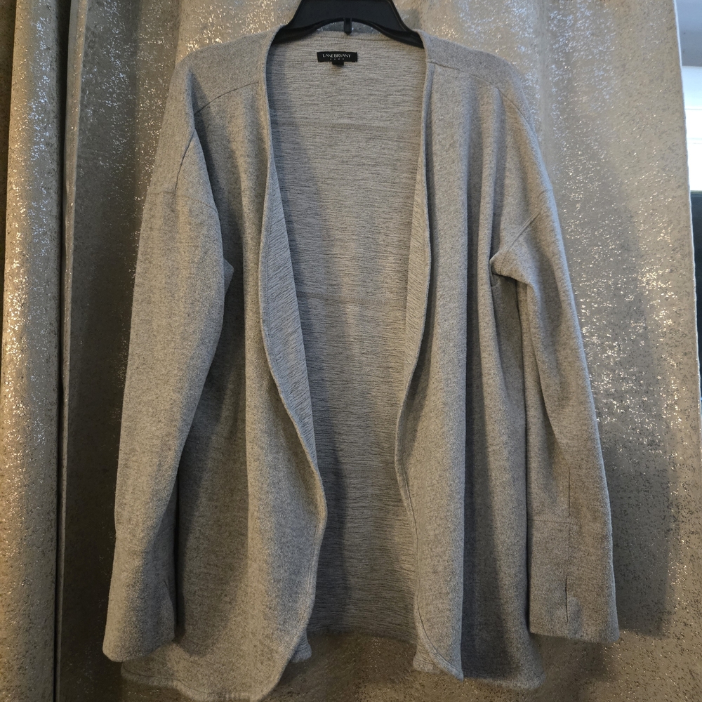 Gray  Women's Cardagin Plus Size